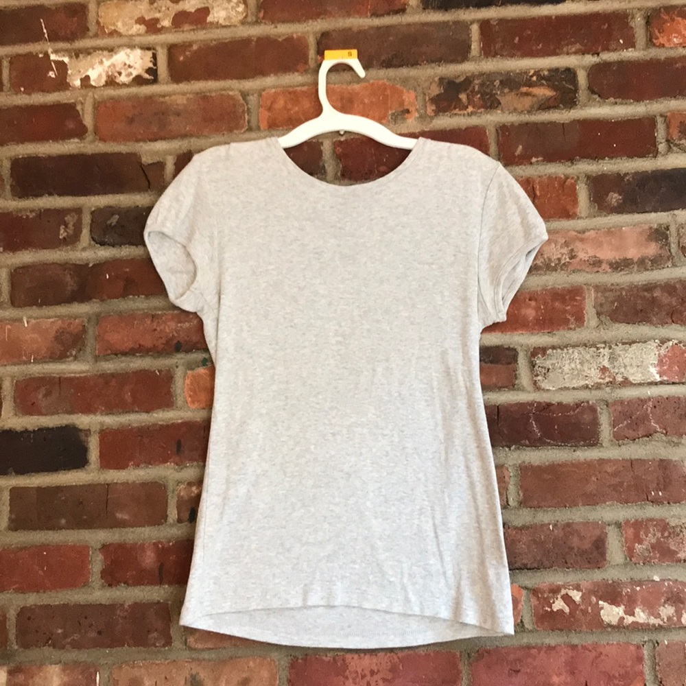 Girls plain grey t shirt | old navy